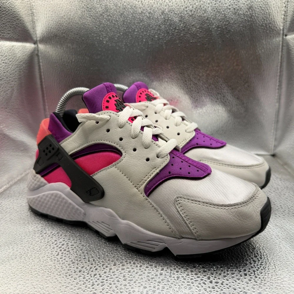 Size‎ 8.5 Nike Air Huarache White Hyper Pink Purple Womens Shoes DH4439-109